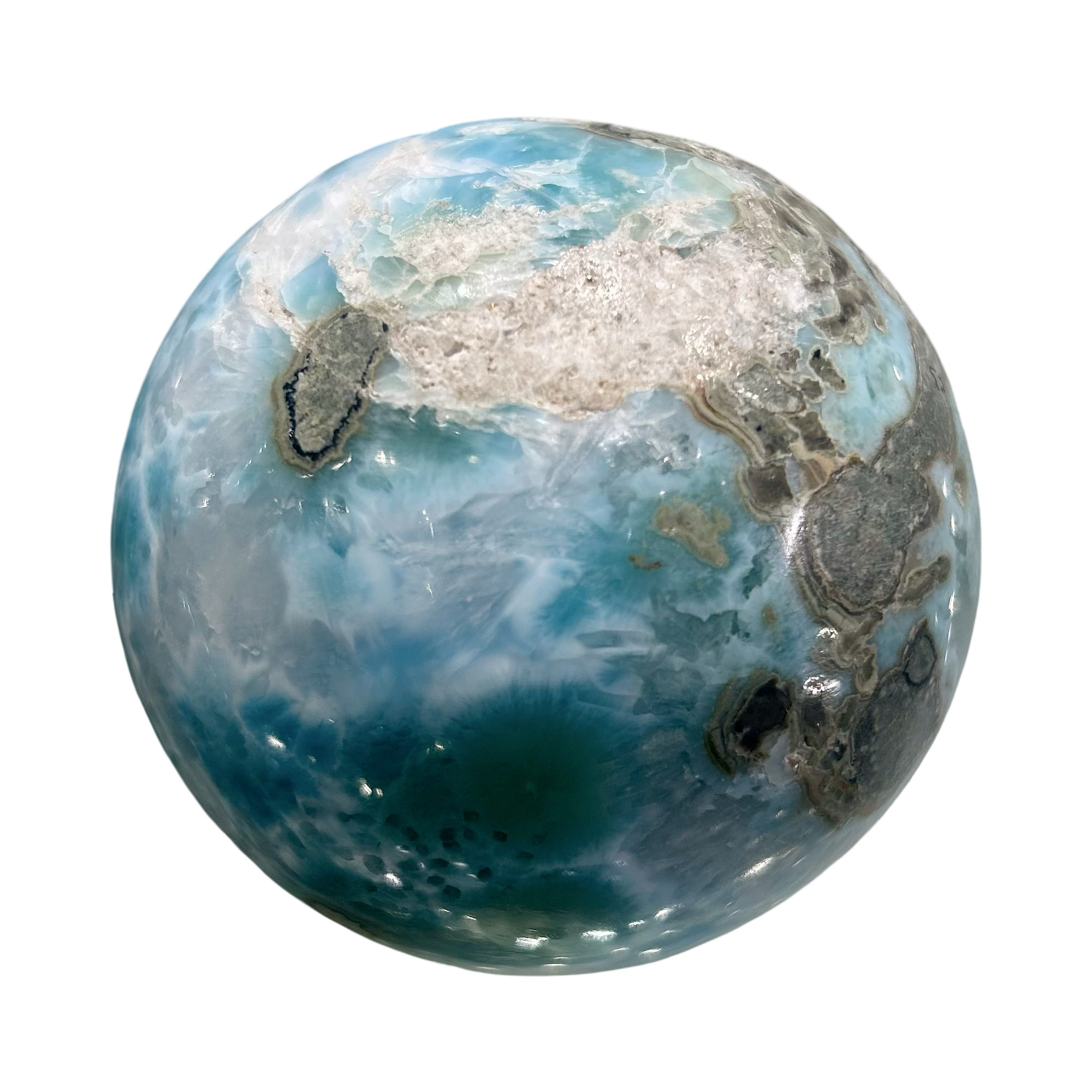 Larimar Sphere
