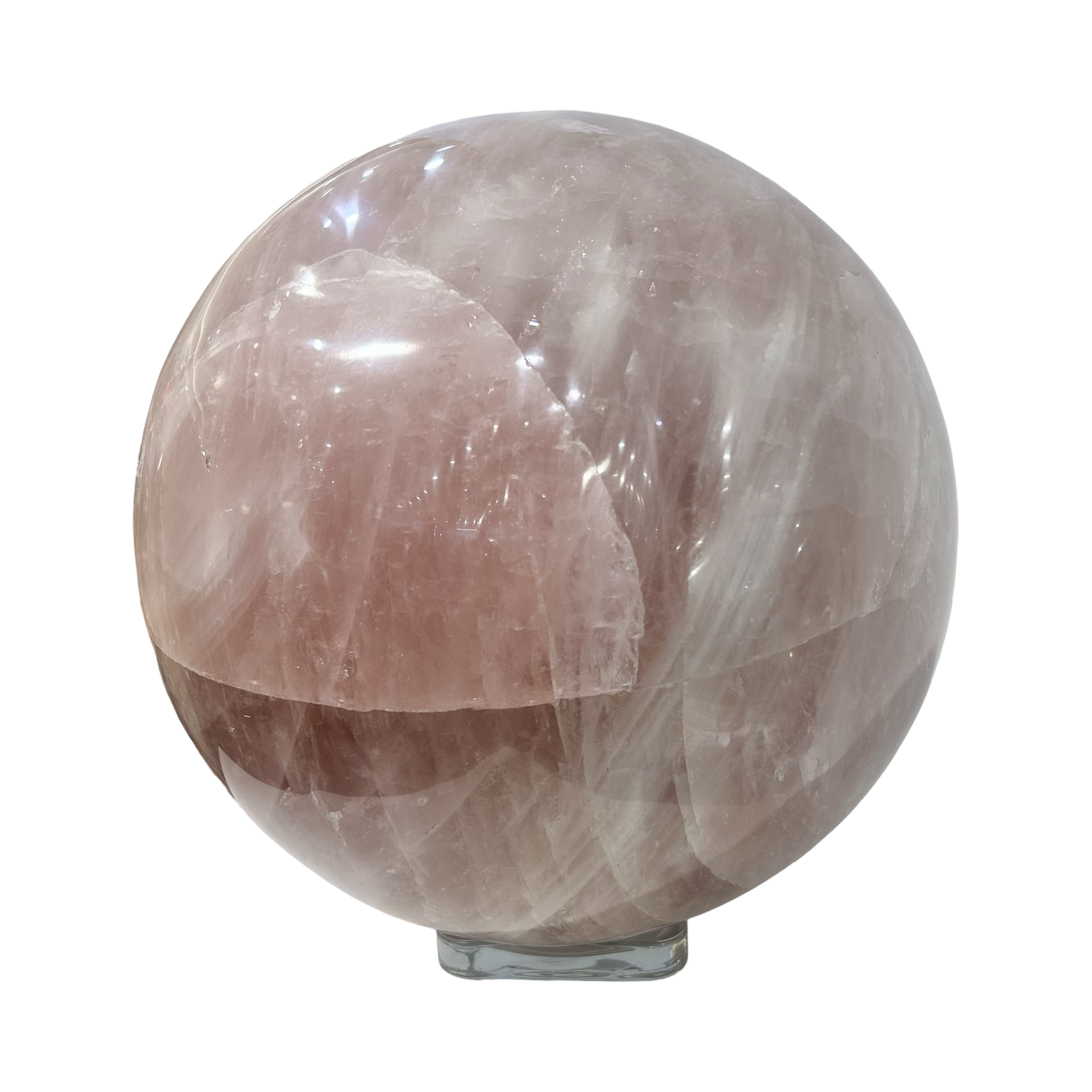 Star Rose Quartz Sphere