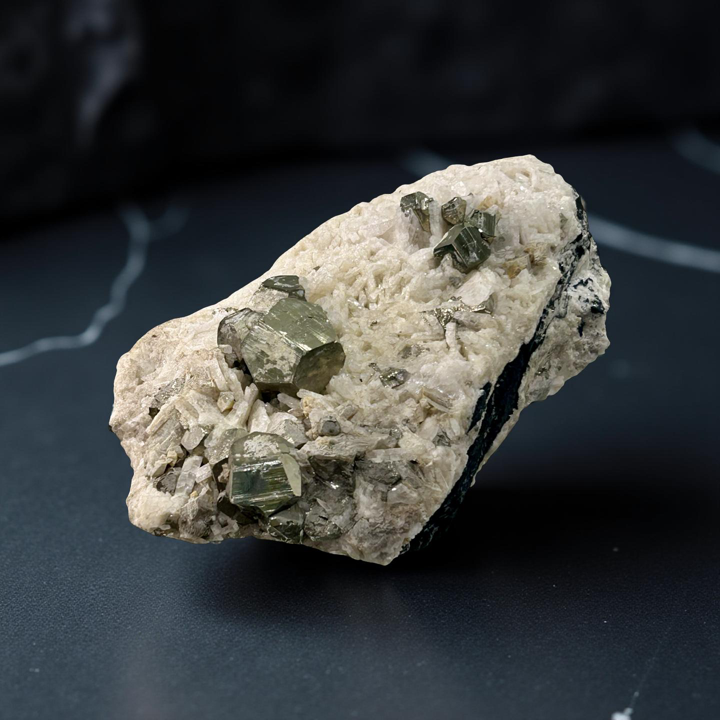 Chivor Pyrite With Apophyllite