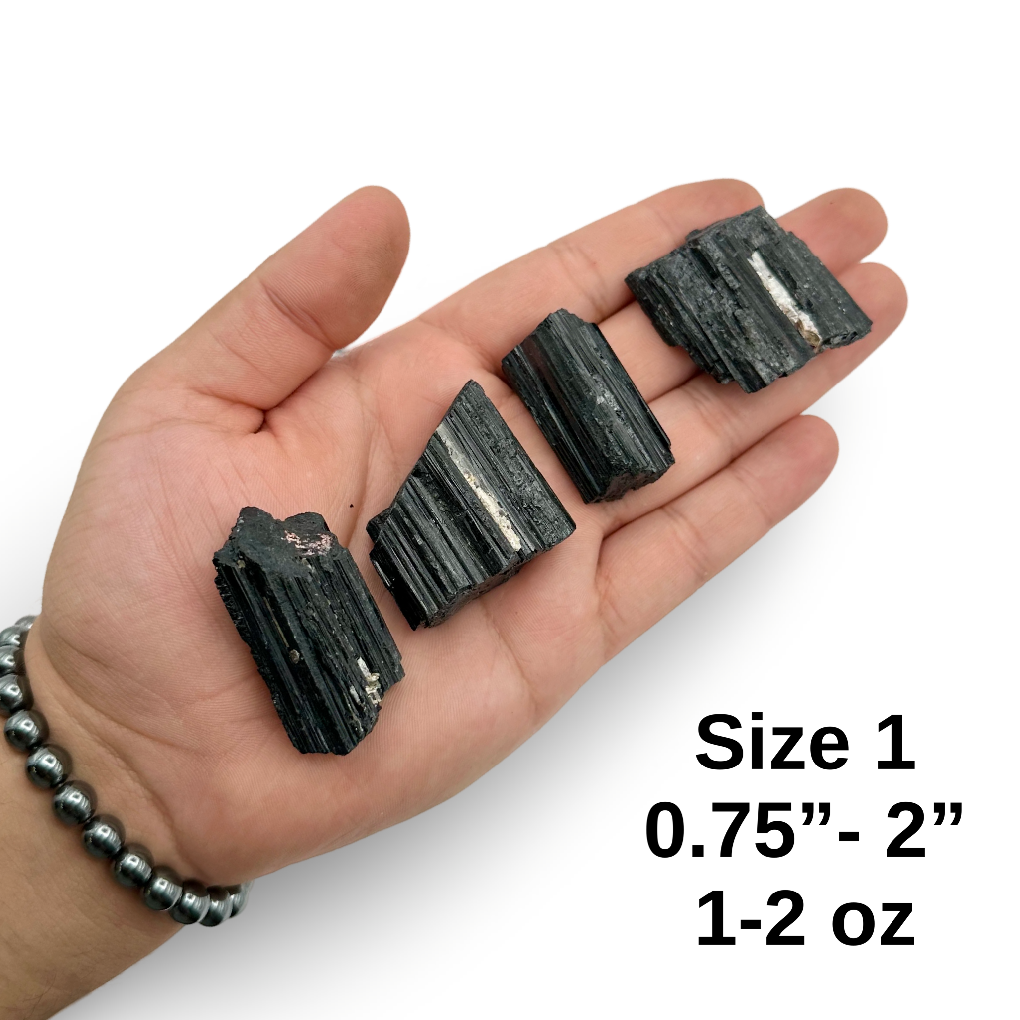 Wholesale Black Tourmaline Raw Stones - Sold by Piece